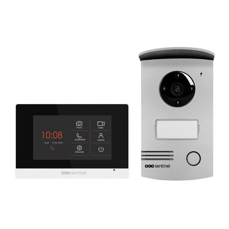 Interphone vidéo filaire SCS SENTINEL VisioDoor 4.3+ avec moniteur ta Interphone vidéo filaire SCS SENTINEL VisioDoor 4.3+ avec moniteur ta