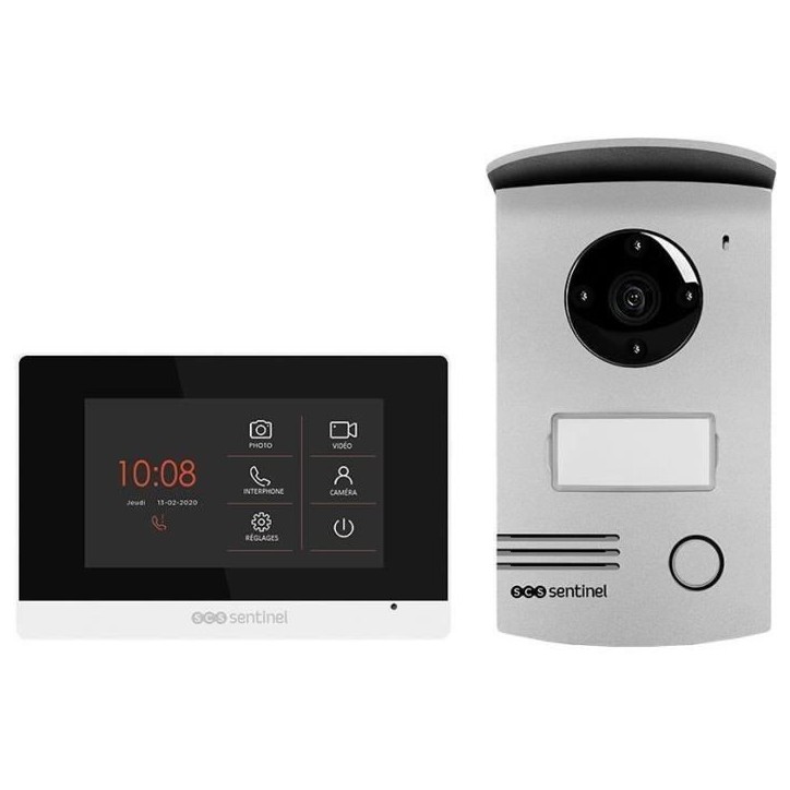 Interphone vidéo filaire SCS SENTINEL VisioDoor 4.3+ avec moniteur tactile 4,3 et vision nocturne - Garantie 5 ans Interphone vidéo filaire SCS SENTINEL VisioDoor 4.3+ avec moniteur tactile 4,3 et vision nocturne - Garantie 5 ans