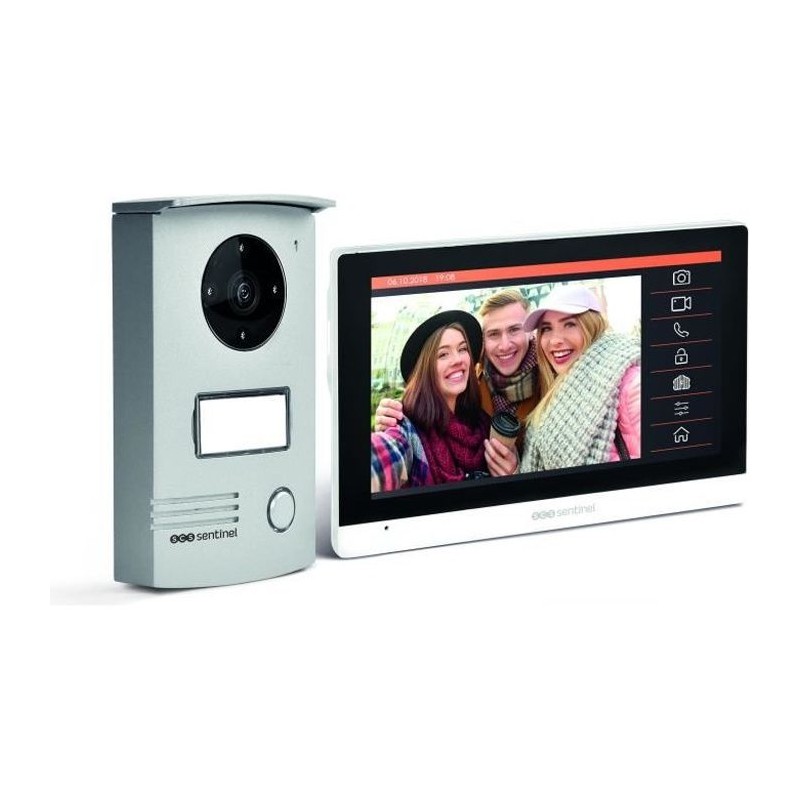 Interphone vidéo filaire SCS SENTINEL VisioDoor 7+ - écran tactile 7 Interphone vidéo filaire SCS SENTINEL VisioDoor 7+ - écran tactile 7