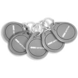 Lot de 5 badges RFID - SCS SENTINEL - CodeAccess 501 et A - Fréquence