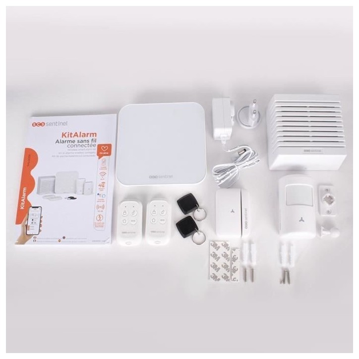 Alarme sans fil connectée Wi-Fi et GSM 4G - KitAlarm - SCS SENTINEL Alarme sans fil connectée Wi-Fi et GSM 4G - KitAlarm - SCS SENTINEL
