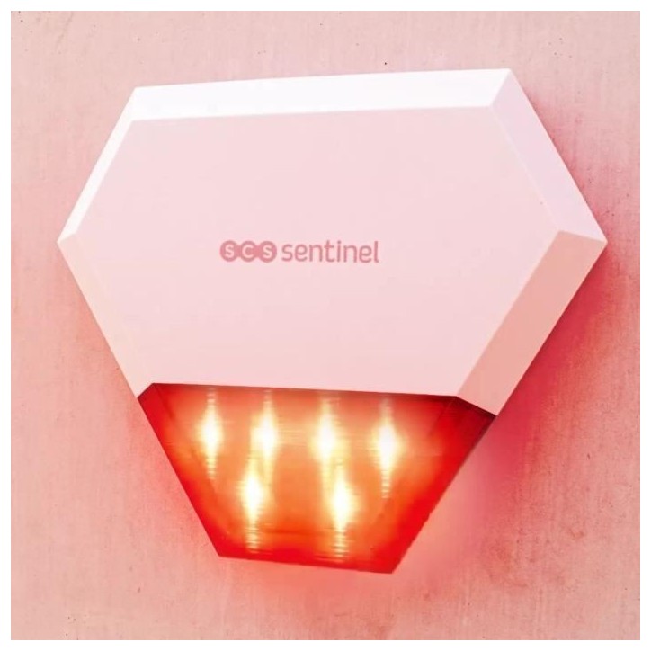 Sirene extérieure filaire additionnelle KitAlarm - SCS SENTINEL - Portée 80m - Alerte sonore et lumineuse Sirene extérieure filaire additionnelle KitAlarm - SCS SENTINEL - Portée 80m - Alerte sonore et lumineuse