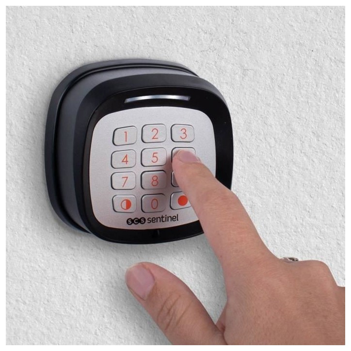 Clavier a code sans fil - SCS SENTINEL - CodeGate - Pour portail ou porte de garage - Portée 50m - Piles non fournies Clavier a code sans fil - SCS SENTINEL - CodeGate - Pour portail ou porte de garage - Portée 50m - Piles non fournies
