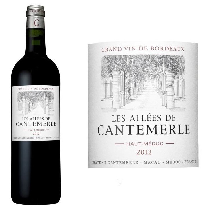 Les Allées de Cantemerle 2020 Haut Médoc - Vin rouge de Bordeaux