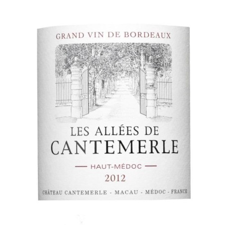 Les Allées de Cantemerle 2020 Haut Médoc - Vin rouge de Bordeaux