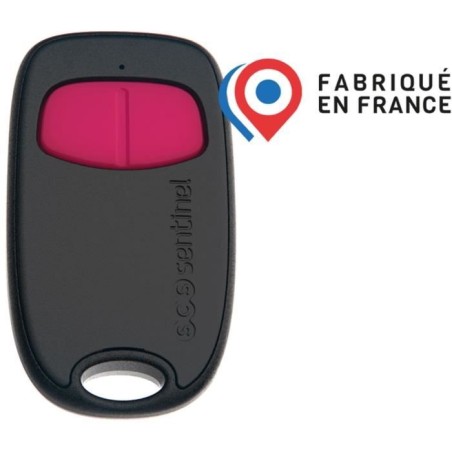 Télécommande 2 canaux - SCS SENTINEL - SimplyControl - Fuschia, port