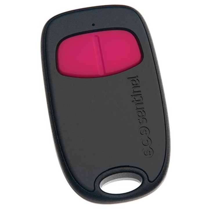 Télécommande 2 canaux - SCS SENTINEL - SimplyControl - Fuschia, portée 40m, fréquence 433.92 MHz, pile lithium CR2032 inclus Télécommande 2 canaux - SCS SENTINEL - SimplyControl - Fuschia, portée 40m, fréquence 433.92 MHz, pile lithium CR2032 inclus