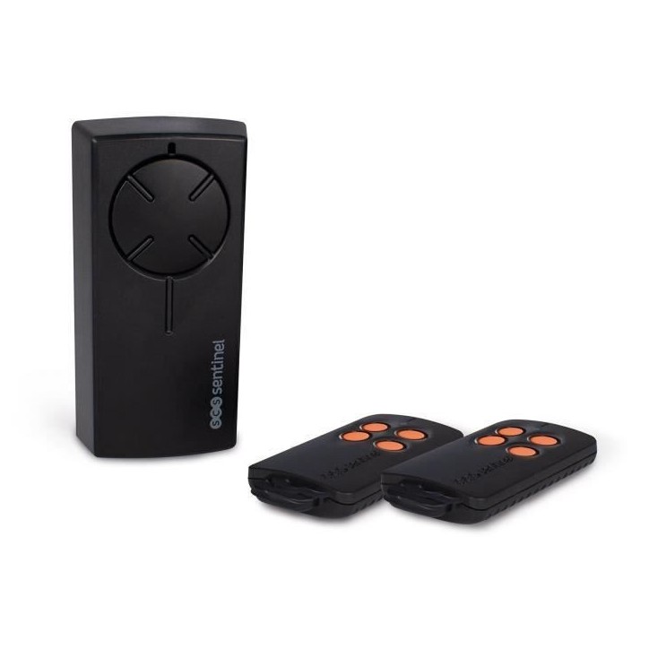Kit récepteur radio universel SCS SENTINEL - 12/24V - Avec 2 télécommandes, boutons oranges - RadioGate Kit Kit récepteur radio universel SCS SENTINEL - 12/24V - Avec 2 télécommandes, boutons oranges - RadioGate Kit