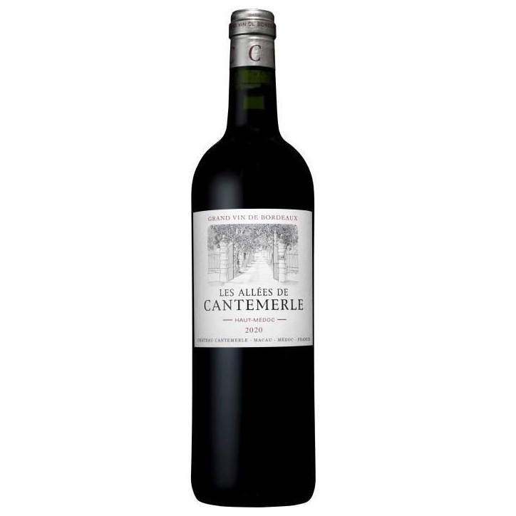 Les Allées de Cantemerle 2020 Haut-Médoc - Vin rouge de Bordeaux