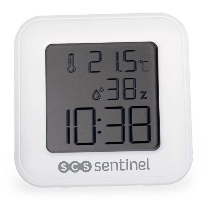 Thermometre-hygrometre - SCS SENTINEL - ThermoHygro - Intérieur - Affichage heure, alarme, hygrométrie, température Thermometre-hygrometre - SCS SENTINEL - ThermoHygro - Intérieur - Affichage heure, alarme, hygrométrie, température