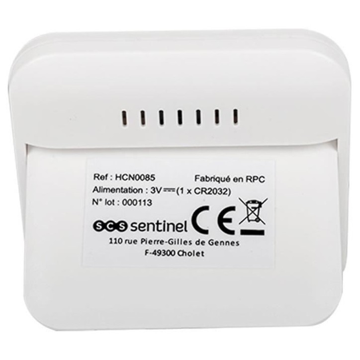Thermometre-hygrometre - SCS SENTINEL - ThermoHygro - Intérieur - Affichage heure, alarme, hygrométrie, température Thermometre-hygrometre - SCS SENTINEL - ThermoHygro - Intérieur - Affichage heure, alarme, hygrométrie, température