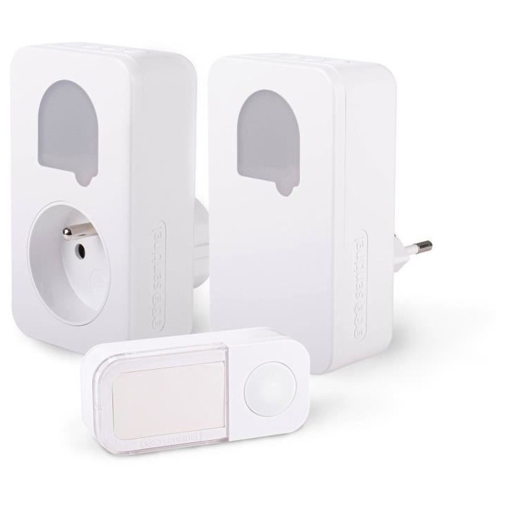 Carillons - SCS SENTINEL - SONE DUO - Sans fil et sans pile - Lot de 2 - Portée 150+50 metres - Auto-alimenté Carillons - SCS SENTINEL - SONE DUO - Sans fil et sans pile - Lot de 2 - Portée 150+50 metres - Auto-alimenté