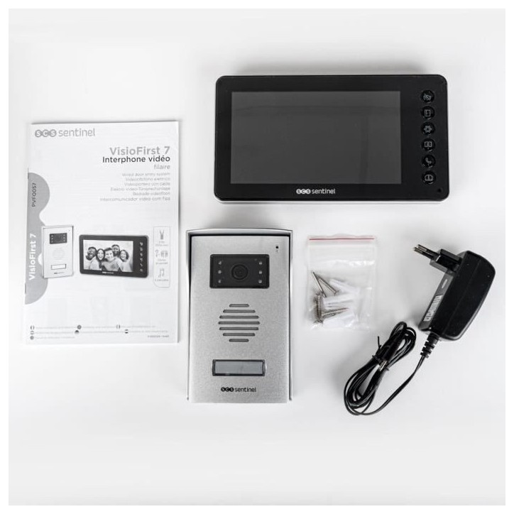 Interphone vidéo filaire - SCS SENTINEL - VisioFirst 7 - écran 7 - Garantie 3 ans