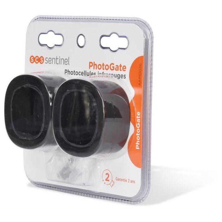 Jeu de 2 photocellules infrarouges filaires IP44, portée 10M en champ libre - PhotoGate Jeu de 2 photocellules infrarouges filaires IP44, portée 10M en champ libre - PhotoGate