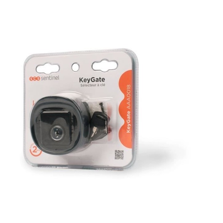 Sélecteur a clé filaire - KeyGate - IP44 - 12/24V - Contacteur anti-vandale - 2 clés fournies