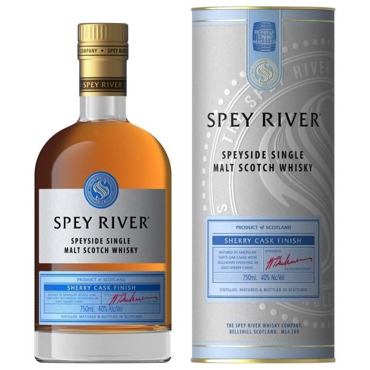 SPEY RIVER Whisky Sherry cask finish - 70CL - 40%