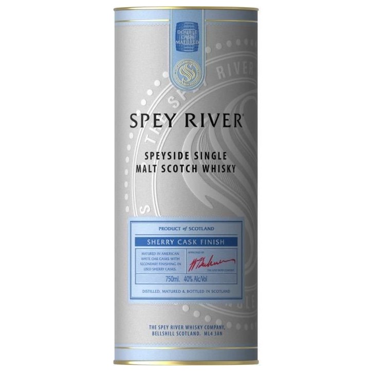SPEY RIVER Whisky Sherry cask finish - 70CL - 40%