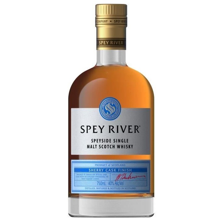 SPEY RIVER Whisky Sherry cask finish - 70CL - 40%