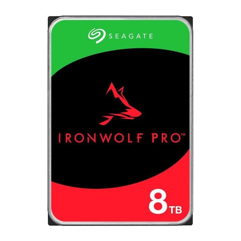 Disque dur interne - SEAGATE - IRONWOLF PRO 8To - SATA 6 Gbits/s - 720 Disque dur interne - SEAGATE - IRONWOLF PRO 8To - SATA 6 Gbits/s - 720