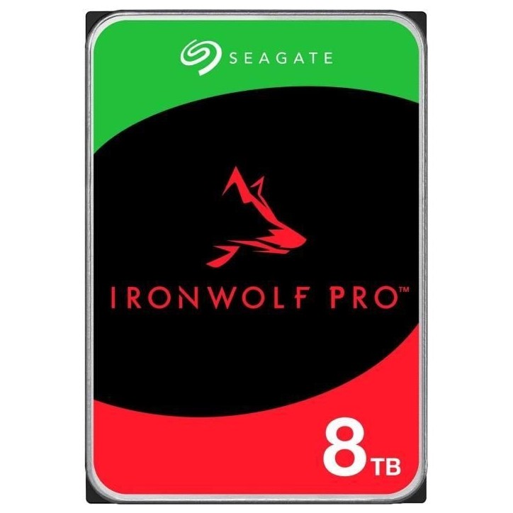 Disque dur interne - SEAGATE - IRONWOLF PRO 8To - SATA 6 Gbits/s - 7200RPM Disque dur interne - SEAGATE - IRONWOLF PRO 8To - SATA 6 Gbits/s - 7200RPM