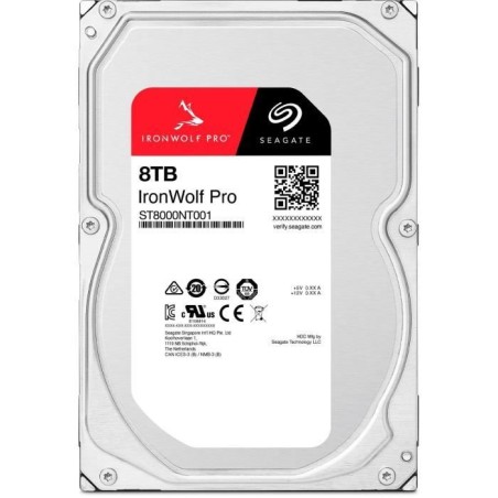 Disque dur interne - SEAGATE - IRONWOLF PRO 8To - SATA 6 Gbits/s - 7200RPM