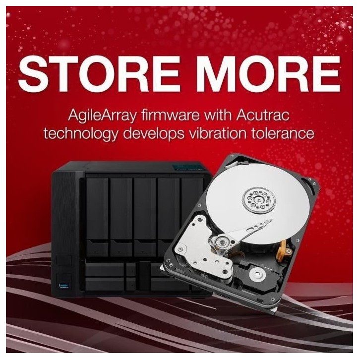 Disque dur interne - SEAGATE - IRONWOLF PRO 8To - SATA 6 Gbits/s - 7200RPM Disque dur interne - SEAGATE - IRONWOLF PRO 8To - SATA 6 Gbits/s - 7200RPM