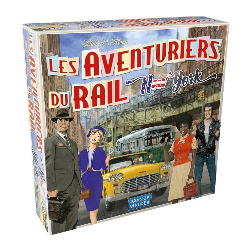 Les Aventuriers du Rail : New York - AC-DÉCO - Jeu de société - 8 a Les Aventuriers du Rail : New York - AC-DÉCO - Jeu de société - 8 a