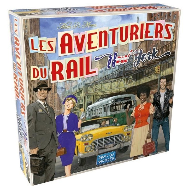 Les Aventuriers du Rail : New York - AC-DÉCO - Jeu de société - 8 ans et plus - 2 a 4 joueurs - 10 a 15 minutes Les Aventuriers du Rail : New York - AC-DÉCO - Jeu de société - 8 ans et plus - 2 a 4 joueurs - 10 a 15 minutes