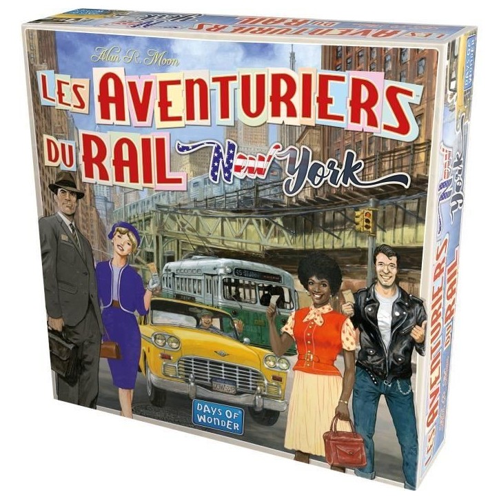 Les Aventuriers du Rail : New York - AC-DÉCO - Jeu de société - 8 ans et plus - 2 a 4 joueurs - 10 a 15 minutes Les Aventuriers du Rail : New York - AC-DÉCO - Jeu de société - 8 ans et plus - 2 a 4 joueurs - 10 a 15 minutes