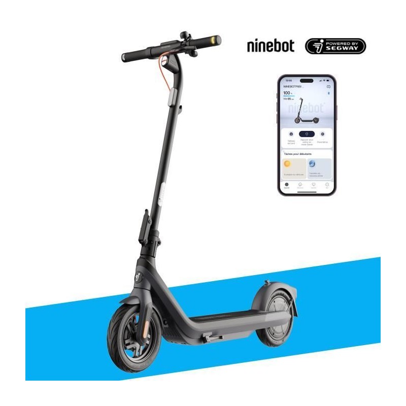 Trottinette électrique - Segway-Ninebot - E2 Pro - Pneus larges 10 - Trottinette électrique - Segway-Ninebot - E2 Pro - Pneus larges 10 -