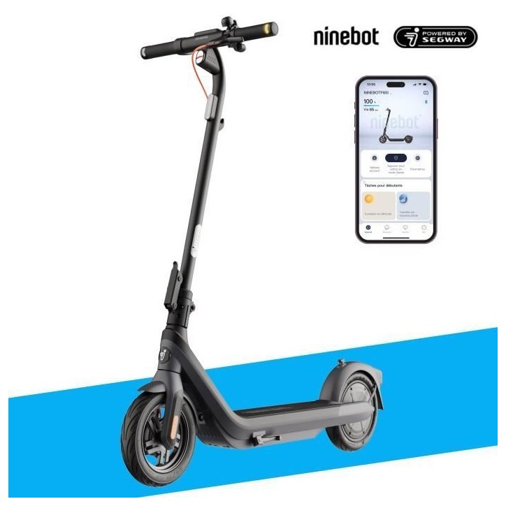 Trottinette électrique - Segway-Ninebot - E2 Pro - Pneus larges 10 - 750W Max - 35 km d'autonomie Trottinette électrique - Segway-Ninebot - E2 Pro - Pneus larges 10 - 750W Max - 35 km d'autonomie