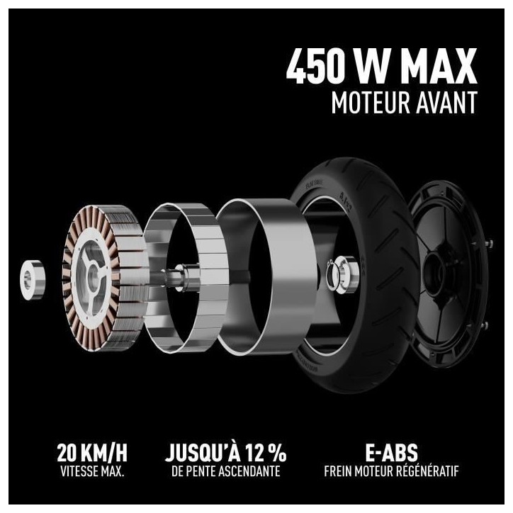 Trottinette électrique - SEGWAY - E2 E II - 450 W - 8,1 Trottinette électrique - SEGWAY - E2 E II - 450 W - 8,1