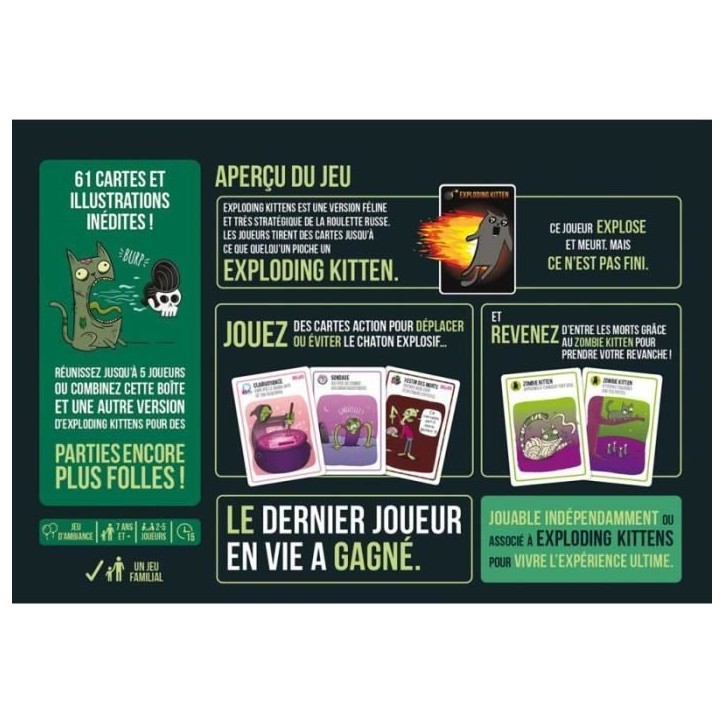 Exploding Kittens : Zombie Kittens Exploding Kittens : Zombie Kittens