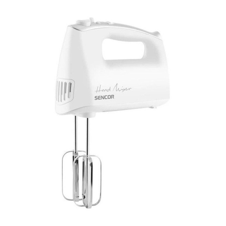 Batteur a main - SENCOR - SHM 5206WH-EUE3 - 500W - 5 niveaux de vitesse - Fonction turbo