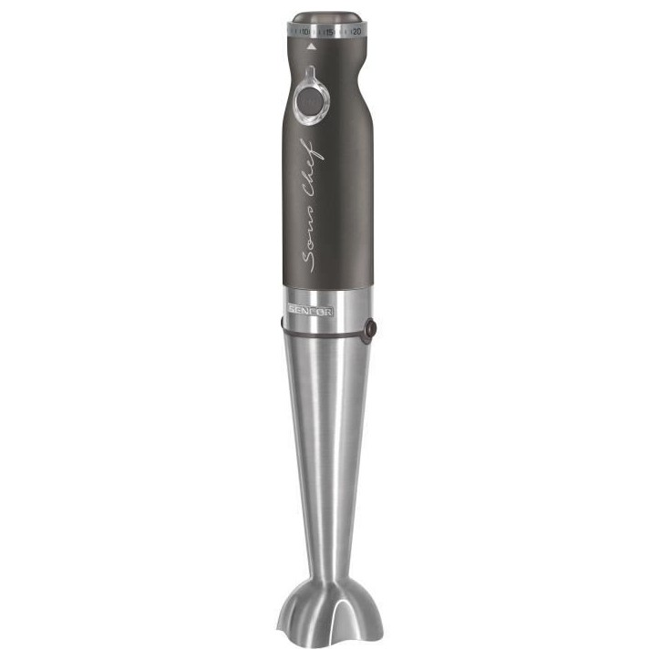 Mixeur plongeant 4 en 1 - SENCOR - SHB 5608BK-EUE3 - 1200 W - Technologie TITANIUM QuadBlade - Noir