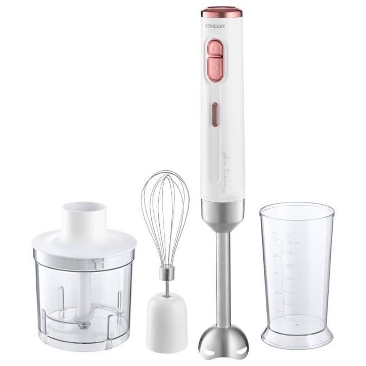 Mixeur a main - SENCOR - SHB9000WH - Puissance électrique: Batterie - Couleur: Rose - Capacité: 700L