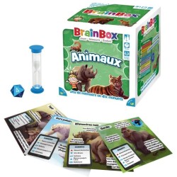 Jeu de société - BrainBox - Animaux - Jeu d'observation et de mémoi