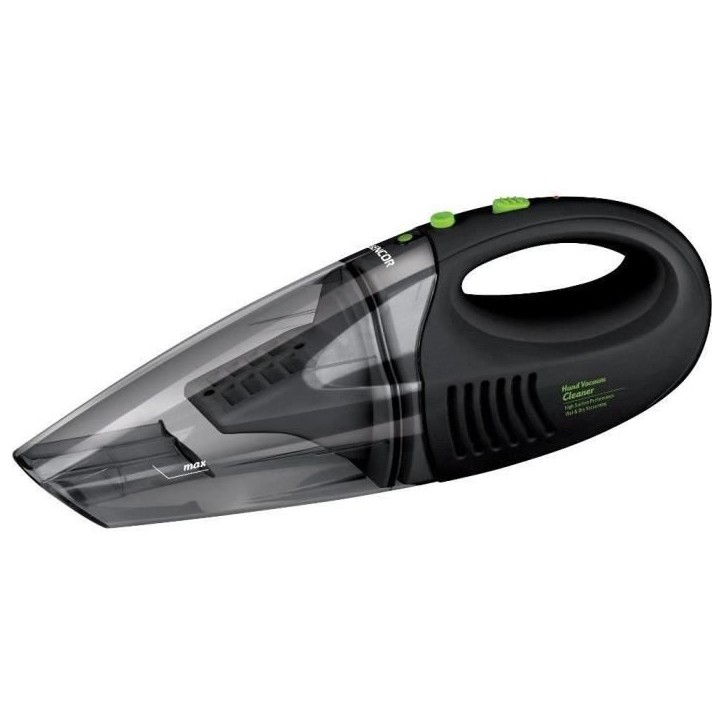 Aspirateur a main sans fil SENCOR SVC 190B - Sec&humide - Batteries rechargeables - 15 min d'autonomie - Noir Aspirateur a main sans fil SENCOR SVC 190B - Sec&humide - Batteries rechargeables - 15 min d'autonomie - Noir