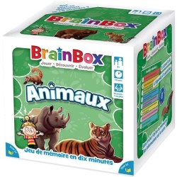 Jeu de société - BrainBox - Animaux - Jeu d'observation et de mémoi