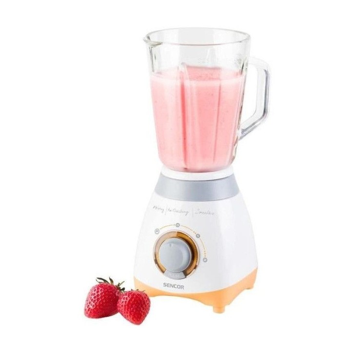 Bol mixeur blender - SENCOR - SBL 4370 - 500 Watt - 1,5 Litres - Orange Bol mixeur blender - SENCOR - SBL 4370 - 500 Watt - 1,5 Litres - Orange