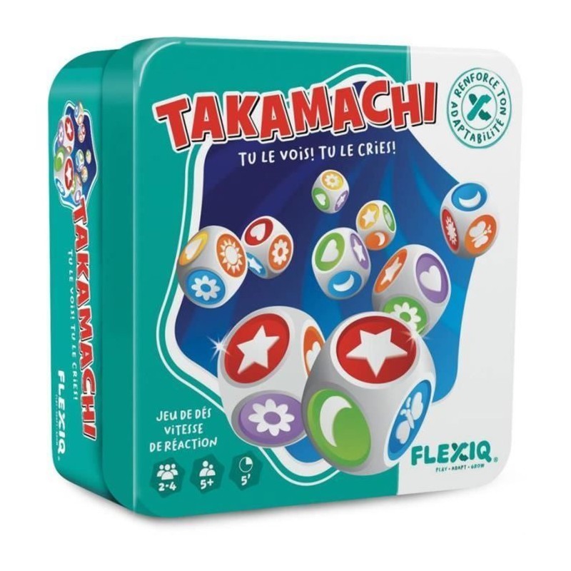 Asmodee - Takamachi - Jeu de dés - Observation et rapidité - Moins d Asmodee - Takamachi - Jeu de dés - Observation et rapidité - Moins d