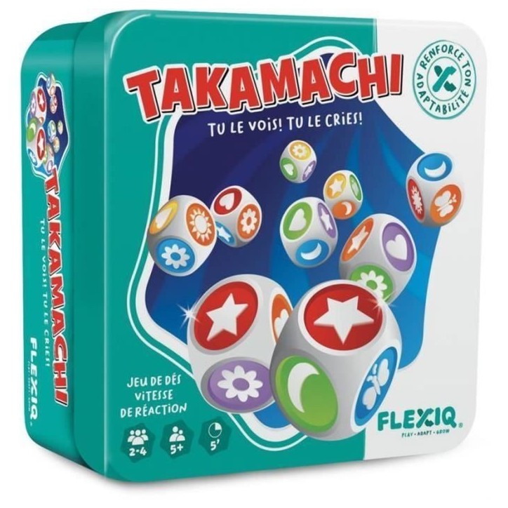 Asmodee - Takamachi - Jeu de dés - Observation et rapidité - Moins de 30 min - Des 5ans
