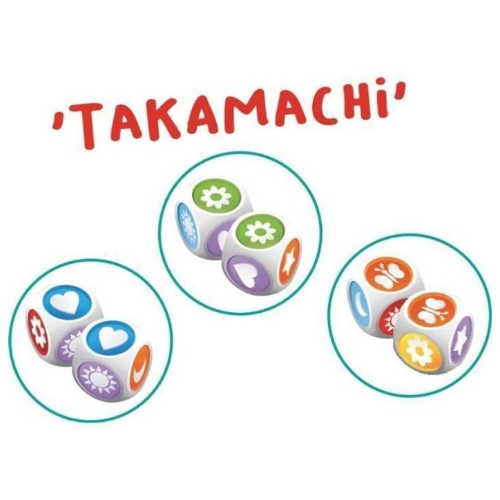 Asmodee - Takamachi - Jeu de dés - Observation et rapidité - Moins de 30 min - Des 5ans