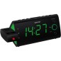 Radio-réveil - SENCOR - SRC 330 GN - Ecran LED 1,2? vert - Tuner FM - Projection heure - Noir