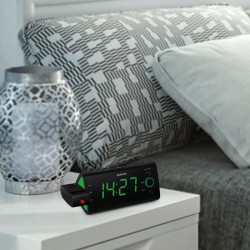 Radio-réveil - SENCOR - SRC 330 GN - Ecran LED 1,2? vert - Tuner FM -
