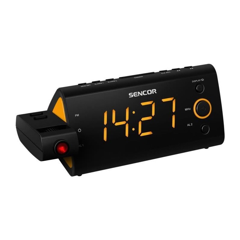 Radio-réveil - SENCOR - SRC 330 OU - Ecran LED 1,2? orange - Tuner FM Radio-réveil - SENCOR - SRC 330 OU - Ecran LED 1,2? orange - Tuner FM