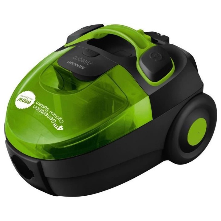 Aspirateur sans sac - SENCOR - SVC 510GR-EUE2 - Moteur ECO 890 W - 76 dBA - 1,5 L - Systeme cyclone - Vert Aspirateur sans sac - SENCOR - SVC 510GR-EUE2 - Moteur ECO 890 W - 76 dBA - 1,5 L - Systeme cyclone - Vert