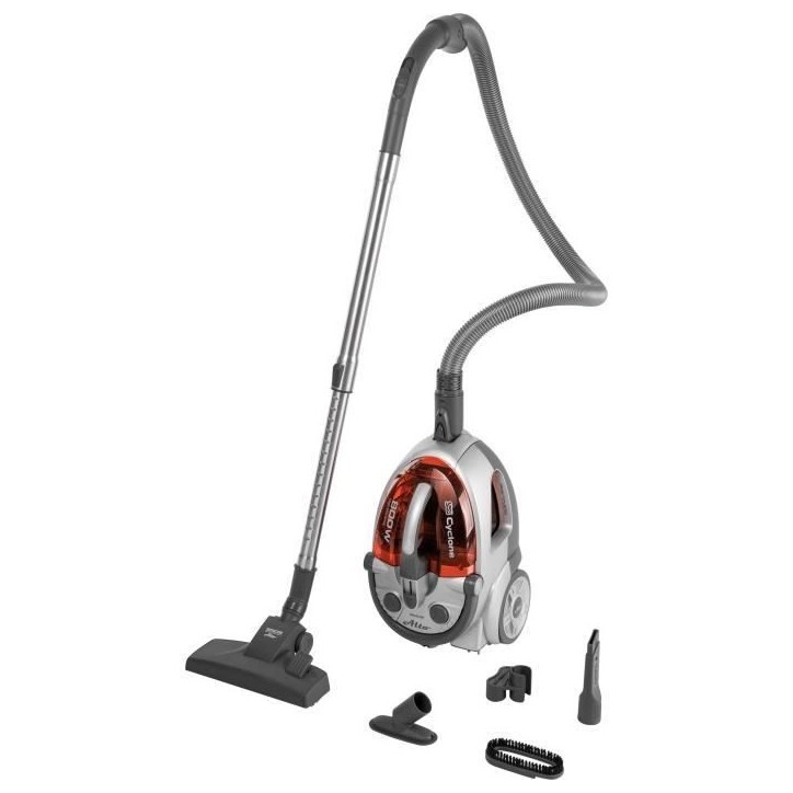 Aspirateur sans sac - SENCOR - SVC 730RD-EUE2 - Moteur ECO 800 W - 76 dBA - 1,5 L - Systeme Cyclone - Argent / Rouge Aspirateur sans sac - SENCOR - SVC 730RD-EUE2 - Moteur ECO 800 W - 76 dBA - 1,5 L - Systeme Cyclone - Argent / Rouge
