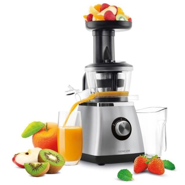 SENCOR SSJ 4041BK Extracteur de jus vertical - Inox