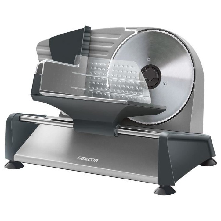 Trancheuse électrique - SENCOR - SFS 4050SS - 150 W - Epaisseur de tranche : jusqu'a 15 mm - Argent Trancheuse électrique - SENCOR - SFS 4050SS - 150 W - Epaisseur de tranche : jusqu'a 15 mm - Argent